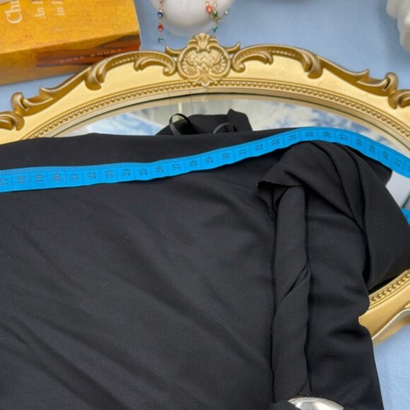 🆕 SIMKHAI 🧿 NWOT Sone Twisted One Shoulder Gown, Silver Ring, Black - Sz US 6 - Picture 14 of 16